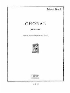 Cover BITSCH CHORAL COR ET PIANO