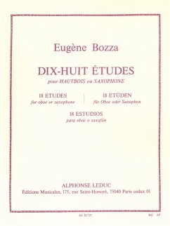 Cover 18 études pour hautbois