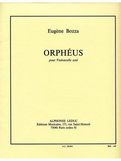 Cover BOZZA ORPHEUS VIOLONCELLE