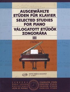 Cover Ausgewählte Etüden Band 3 für Klavier