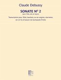 Sonate no.2 pour flűte, alto et harpe pour flűte, hautbois (cor anglais), clarinette, cor en fa et basson partition et parties