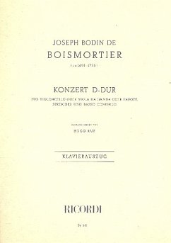 Cover Konzert D-Dur für Fagott und Streicher für Fagott und Klavier