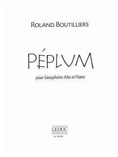 Cover Péplum pour saxophone alto et piano