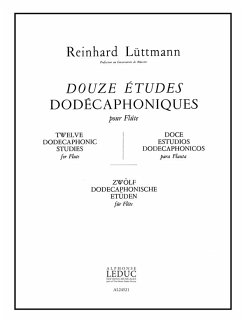 Cover 12 etudes dodecaphoniques pour flute