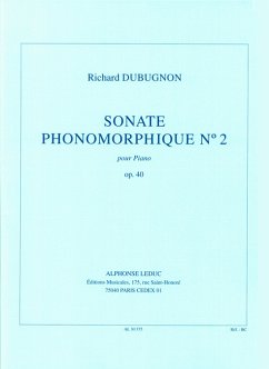 Cover Sonate phonomorphique no.2 op.40 pour piano
