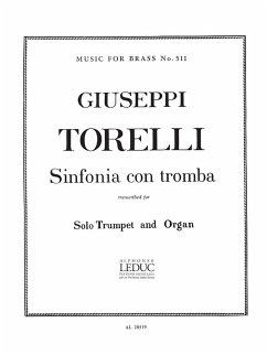Cover SINFONIA CON TROMBA FOR TRUMPET AND ORGAN BERGERM JEAN, TRANSCRIPTION
