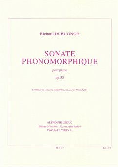 Cover Sonate phonomorphique op.33 pour piano