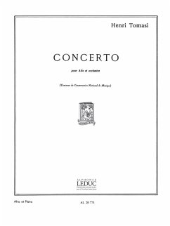 Cover Concerto pour alto et orchestre pour alto et piano