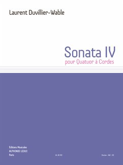 AL30729 Sonata no.4 pour quatuor ŕ cordes parties