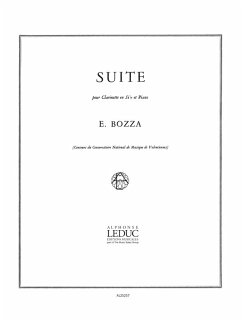 Cover SUITE POUR CLARINETTE SI b ET PIANO