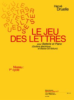 Cover LE JEU DES LETTRES POUR BATTERIE ET PIANO