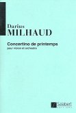 Concertino de printemps pour violon et orchestre partition miniature