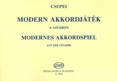 Cover Csepei Tibor Modernes Akkordspiel auf der Gitarre Theorie, Akkord- und Rhythmusübungen Guitar