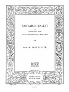 Cover Fantaisie-Ballet pour clarinette et piano