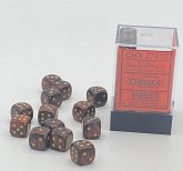 ScarabŽ 12mm d6 Blue Blood/gold Dice Block (36 dice) ScarabŽ 12mm d6 Blue Blood/gold Dice Block (36 dice)