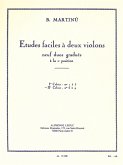 Études faciles vol.2 Duos trčs faciles pour 2 violons, partition