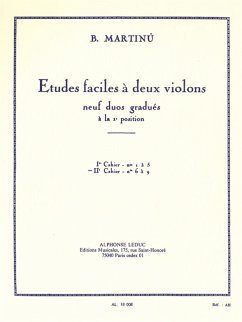 Études faciles vol.2 Duos trčs faciles pour 2 violons, partition