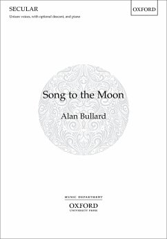 Song to the Moon for unison chorus and piano score