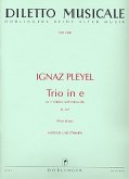 Trio e-Moll B407 für 2 Violinen und Violoncello Partitur und Stimmen