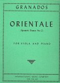 Orientale for viola and piano Spanish dance no.2 Orientale for viola and piano Spanish dance no.2