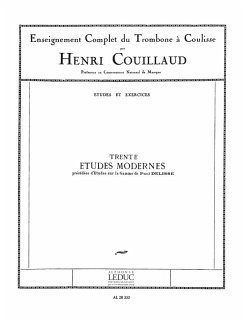 Cover 30 etudes modernes pour trombone Enseignement complet du trombone a coulisse