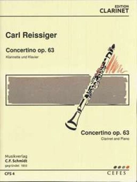 Concertino op.63 für Klarinette und Orchester für Klarinette und Klavier Concertino op.63 für Klarinette und Orchester für Klarinette und Klavier