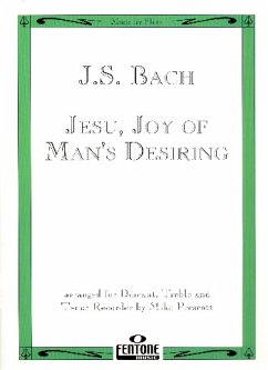 Jesu Joy of Man's Desiring for 5 recorders (SAATT) score and parts Jesu Joy of Man's Desiring for 5 recorders (SAATT) score and parts