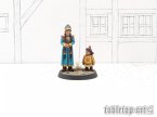 Townsfolk Miniatures - Mongolian Wife and Child (2)