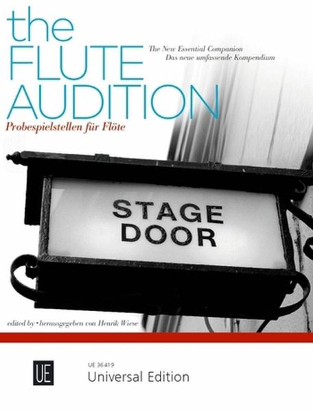 Henrik Wiese: The Flute Audition for flute