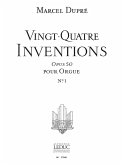 24 inventions op.50 vol.1 (nos.1-12) pour orgue