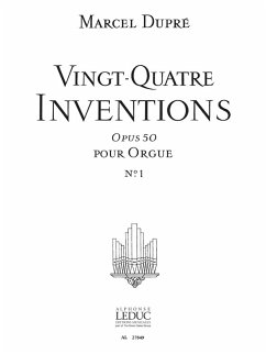 24 inventions op.50 vol.1 (nos.1-12) pour orgue