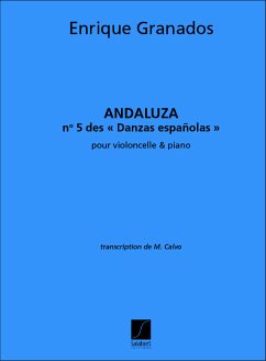 Andaluza Danza espanola no.5 pour violoncelle et piano