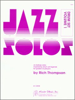 Cover Jazz Solos For Drum Set, Volume 1