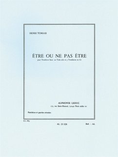 Ętre ou ne pas ętre für Bassposaune (Tuba) und 3 Posaunen Partitur und Stimmen