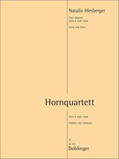 Hornquartett dans le style russe für 4 Hörner Partitur und Stimmen