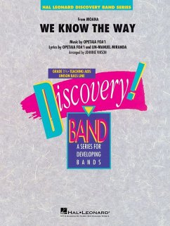 Cover Lin-Manuel Miranda, We Know the Way (from Moana) Concert Band/Harmonie Partitur + Stimmen
