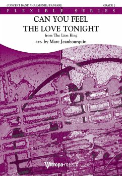 Can You Feel the Love Tonight 4-Part Flexible Band and Opt. Piano Partitur