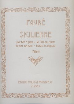 Cover Sicilienne op.78 für Flöte und Klavier