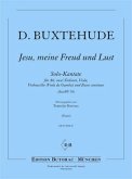 Jesu meine Freud und Lust Solo-Kantate BuxWV59 für Alt, 2 Violinen, Viola, Violoncello (VaG) und Bc, Stimmen