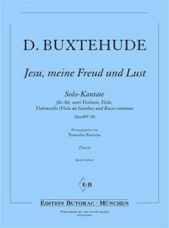 Jesu meine Freud und Lust Solo-Kantate BuxWV59 für Alt, 2 Violinen, Viola, Violoncello (VaG) und Bc, Stimmen