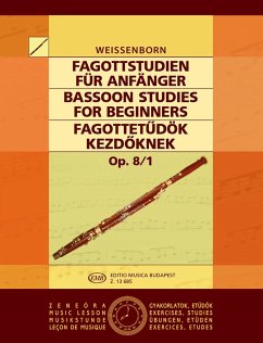Cover Fagottstudien op.8,1 für Anfänger