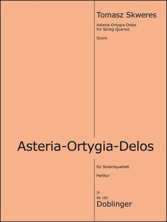 Cover Asteria-Ortygia-Delos für Streichquartett Partitur