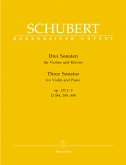 3 Sonaten op.137,1-3 (D384, D385, D408) für Violine und Klavier