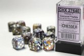 FestiveŽ 16mm d6 Carousel/white Dice Block (12 dice) FestiveŽ 16mm d6 Carousel/white Dice Block (12 dice)