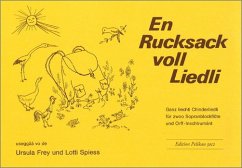 Cover Ein Rucksack voll Liedli für 2 Sopranblockflöten und Orff-Instrument
