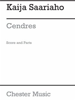 Cover Cendres for flute, cello and piano score and parts, archive copy