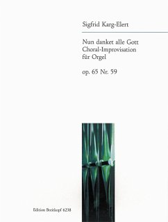 Cover Nun danket alle Gott op.65 Nr.59 für Orgel