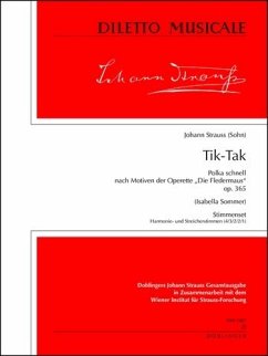 Tik-Tak op.365 für Orchester Stimmensatz (Streicher 4-3-2-2-1)