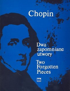 Cover 2 forgotten Pieces 2 postume Walzer für Klavier