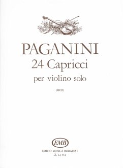 Cover 24 Capricci op.1 für Violine solo